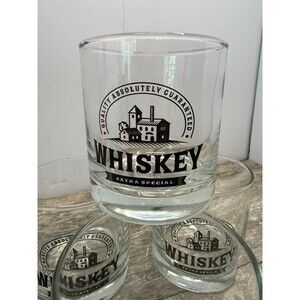 Set Of 4 Cristar Lexington Extra Special 11oz Whiskey Glasses-RARE-NEW-
